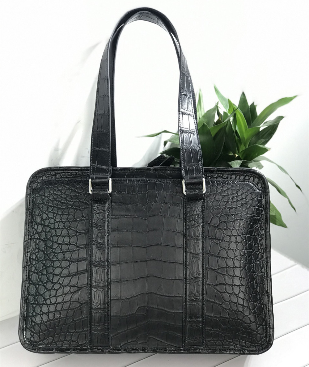 Luxury Bags Tote - Neue Krokodilleder-Laptoptasche Echte Krokodilleder-Herren-Aktentasche Luxusmarke Herren-Handtasche