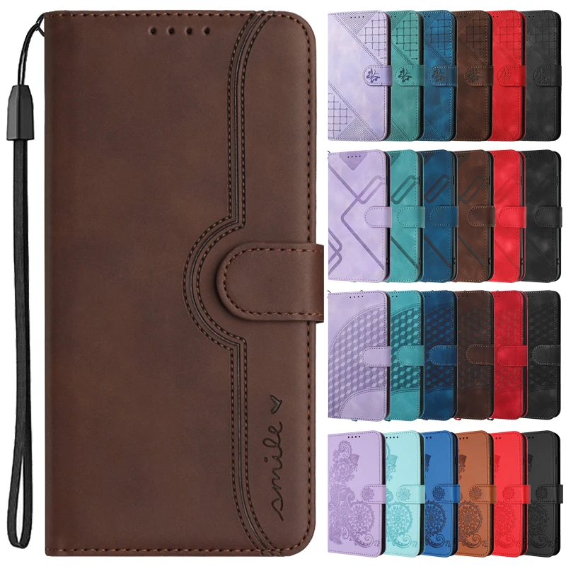 Luxury Bags Kl - Luxus Muster Blume Leder Telefon Fall